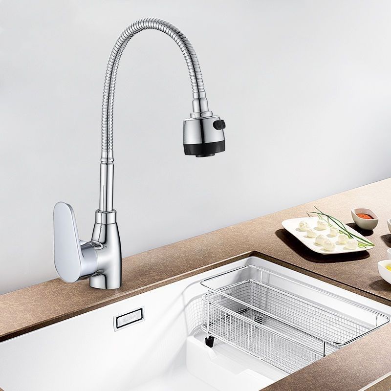 锌合金尖三通菜盆万向管 厨房冷热水菜盆水龙头 铜大弯水槽水龙头,家装主材,厨房龙头,淘宝优惠券,粉丝福利购,淘宝优惠卷