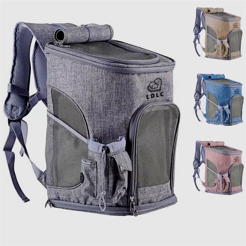 阳离子小大号狗背包折叠便携宠物双肩包透气牛津布宠物背包防逃逸