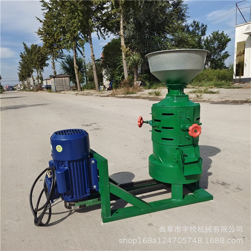 立式水稻碾米机 两相电谷子高粱脱壳机 家用脱皮机