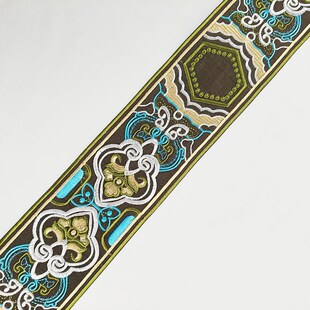 绣花花边织带汉服民族服饰袖口腰带软装窗帘抱枕靠垫桌旗装饰镶边