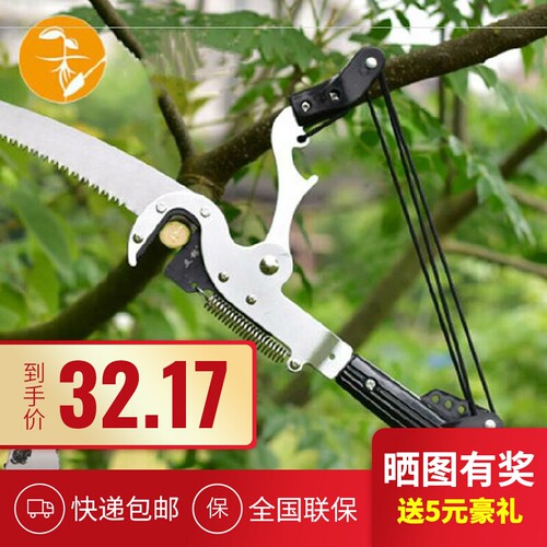 修剪树枝剪刀家用l修枝大剪刀花草修枝剪户外高处单头摘果神器高