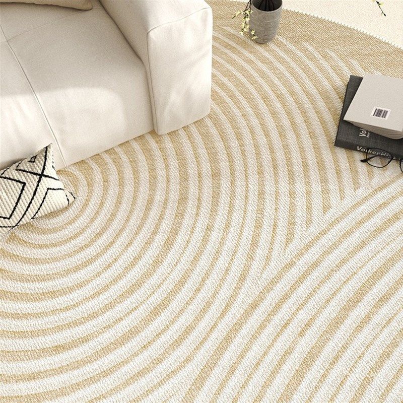 日式简约圆形客厅地毯卧室侘寂风书房沙发茶几床边毯防滑椅子地垫,居家布艺,地毯,淘宝优惠券,粉丝福利购,淘宝优惠卷