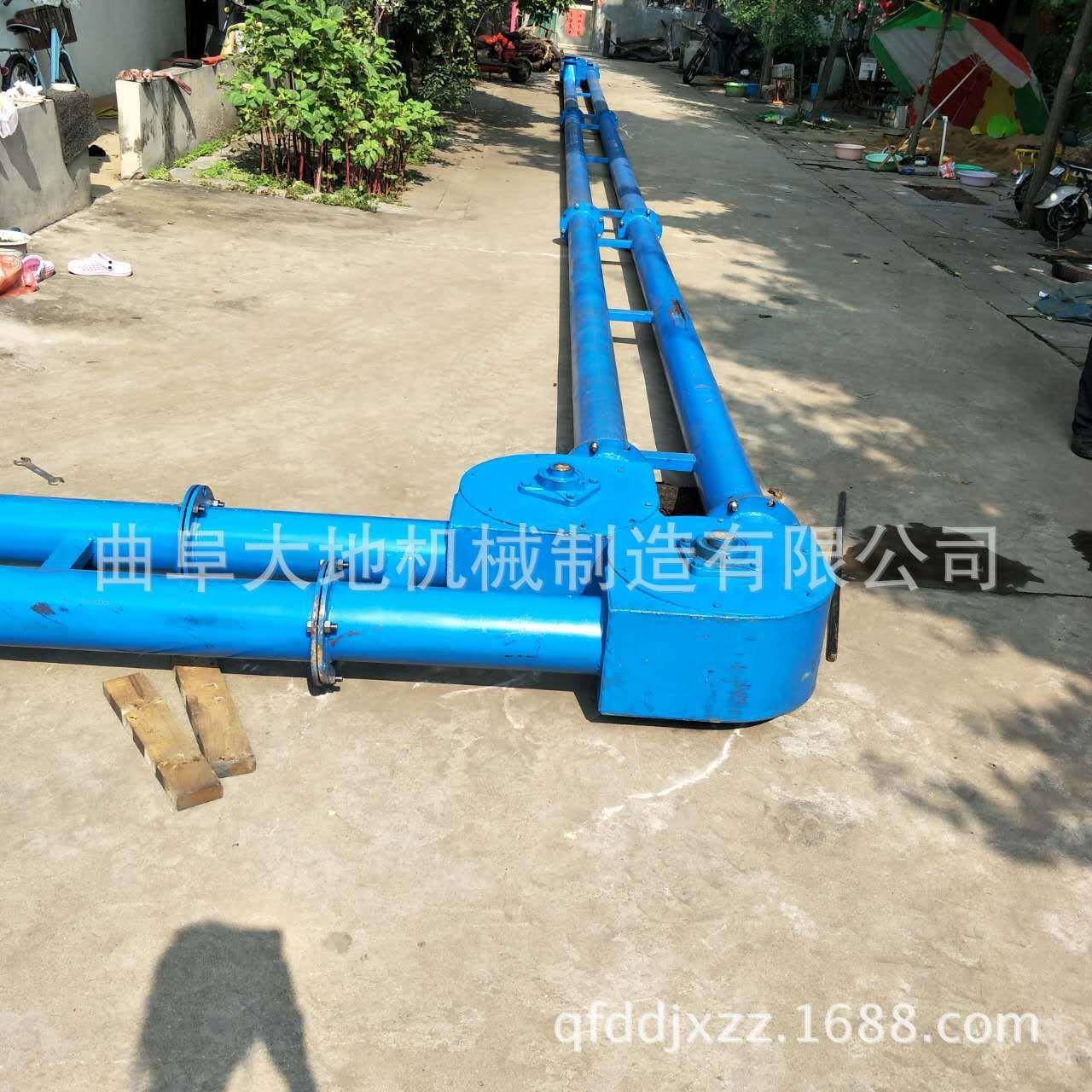 密闭无尘输送环保管链式输送机建筑工地水泥沙子管链式输送机