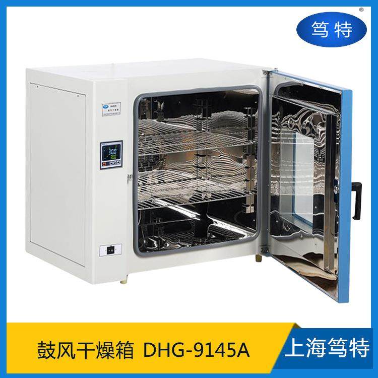上海DHG-9145A电热鼓风烘干箱中药材快速脱水干燥箱
