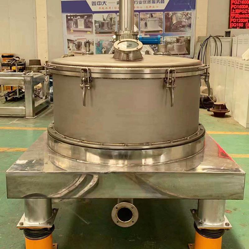 厂家平板离心机全自动离心机工业PSB1000平板上部卸料钛材离心机