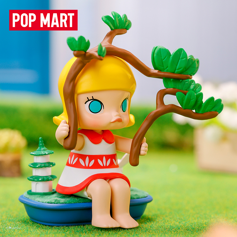 POPMART泡泡玛特Molly放空的一天系列手办盲盒潮玩摆件礼物挂件