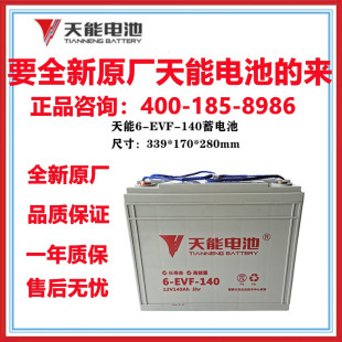 48V 天能蓄电池6 免维护12V140Ah 140电动汽车环卫车 60V电瓶 EVF