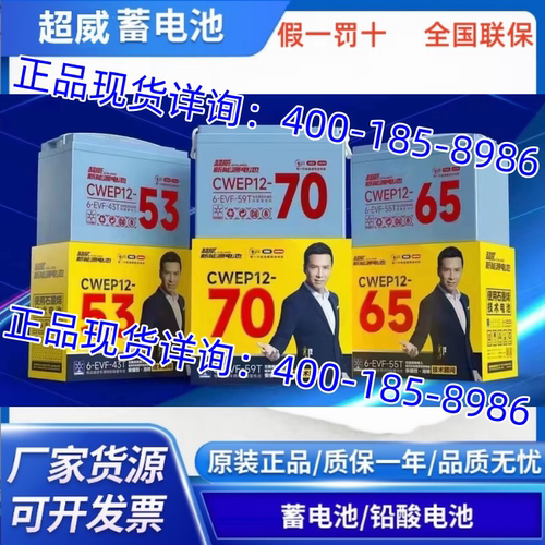 超威电池CWEP12-53-65-70电瓶