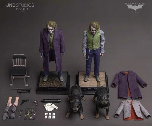 JND 1/6 蝙蝠侠 黑暗骑士 小丑 希斯莱杰 JOKER C款 短发