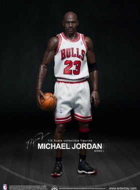 全新现货 Enterbay EB  迈克尔乔丹 23号 白