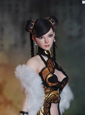 全新现货 SUPERDUCK 1/6 街霸 春丽 含素体