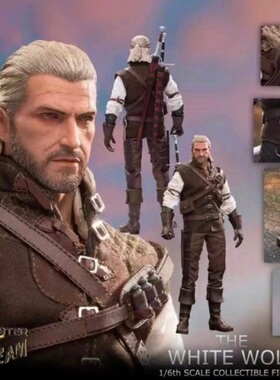 全新现货 MTTOYS 1/6 巫师 猎魔人 白狼 杰洛特 蛇