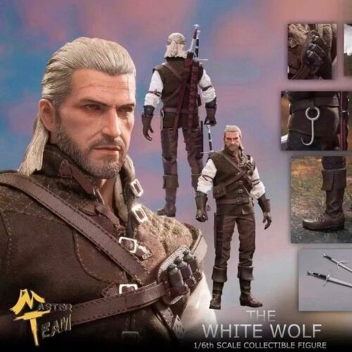 全新现货 MTTOYS 1/6 巫师 猎魔人 白狼 杰洛特 蛇