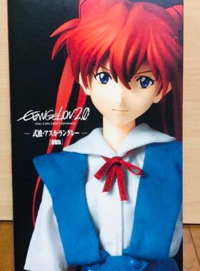 全新现货 MEDICOM RAH 1/6 新世纪福音战士EVA 明日香 校服 制服