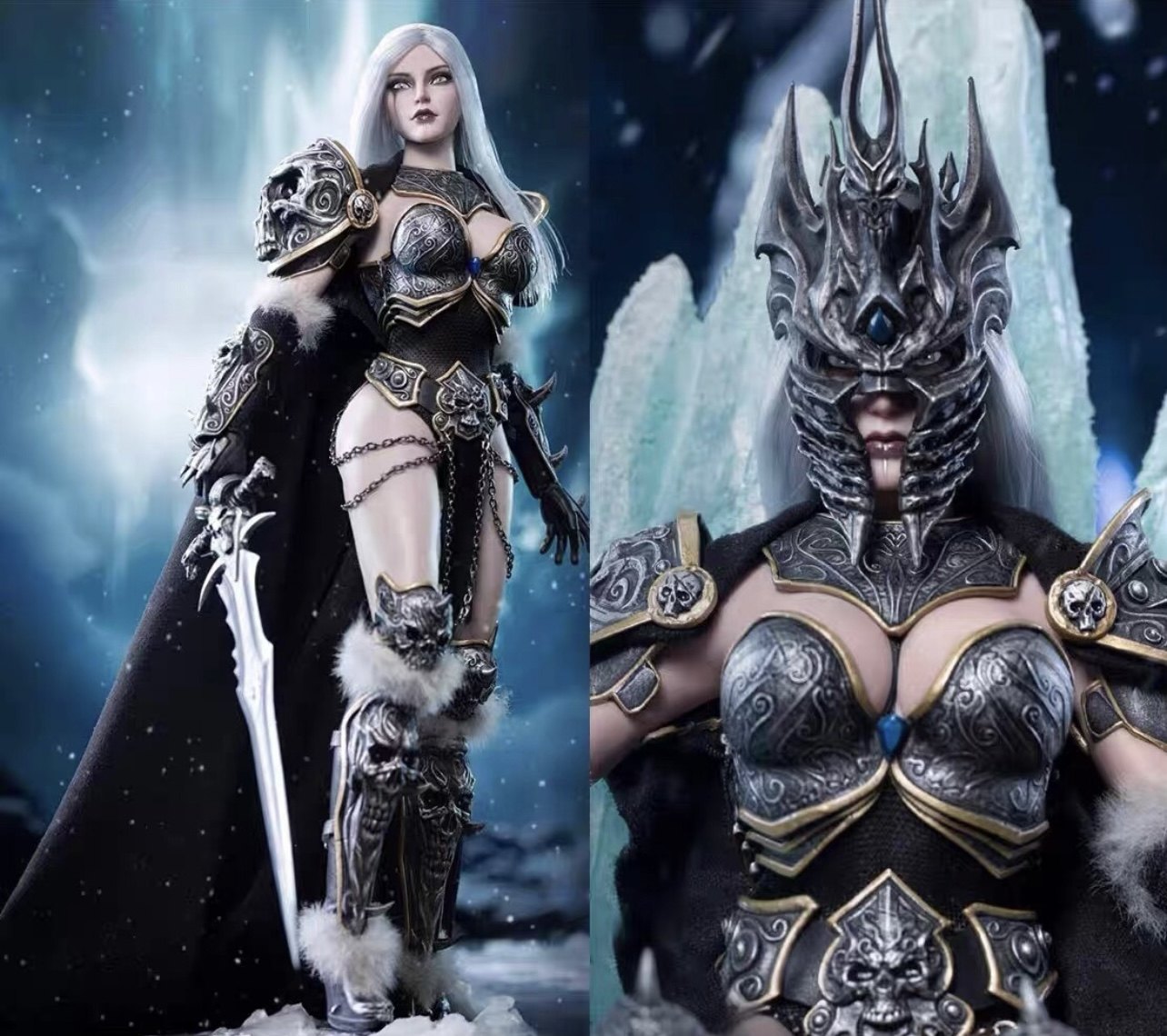 龙山重工 1/6 魔兽争霸 冰封王座 女巫妖王 豪华版