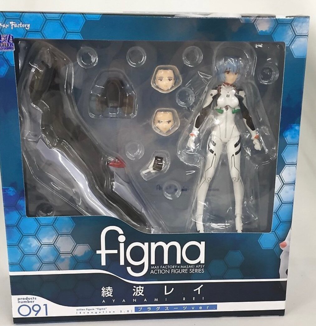 全新现货 figma 091 新世纪福音战士eva 绫波丽 驾驶舱