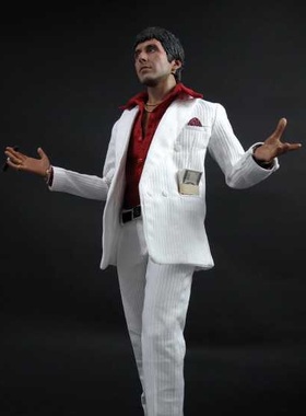 全新现货 Enterbay EB 1/6 疤面煞星 尊敬版 白衣