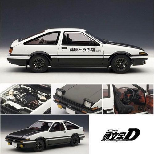 全新现货 AUTOart 1/18 头文字D AE86 藤原拓海