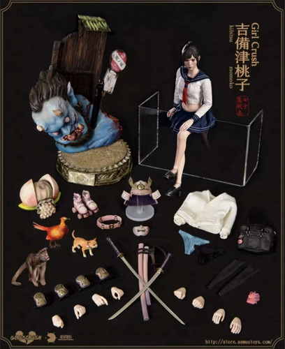 全新现货 ASMUS TOYS 1/6 爆裂女孩 吉备津桃子