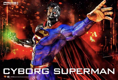 全新现货 P1S 1/3CYBORG SUPERMAN 机械超人 EX版