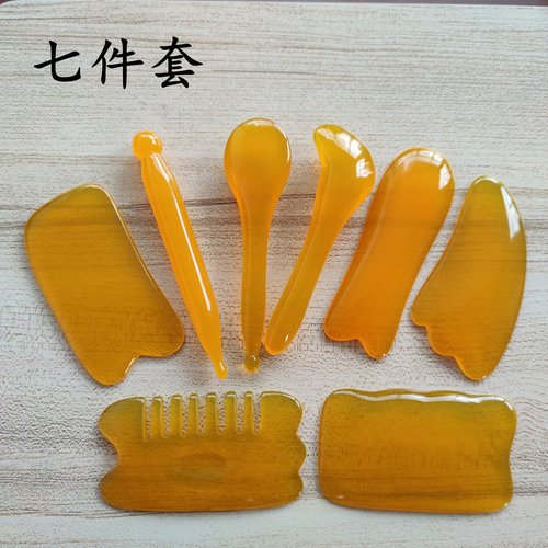 牛角全身通用拨经棒刮痧按摩板