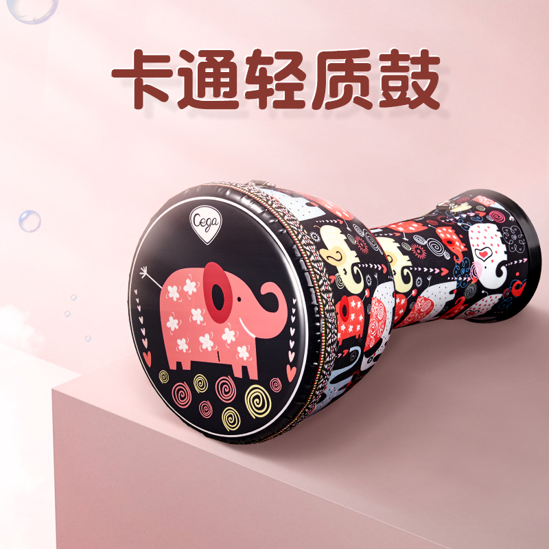 前谷非洲鼓旗舰店儿童8寸标8幼儿园手鼓初学者入门手拍鼓乐器手打 Изображение 1 前谷非洲鼓旗舰店儿童8寸标8幼儿园手鼓初学者入门手拍鼓乐器手打 Изображение 1