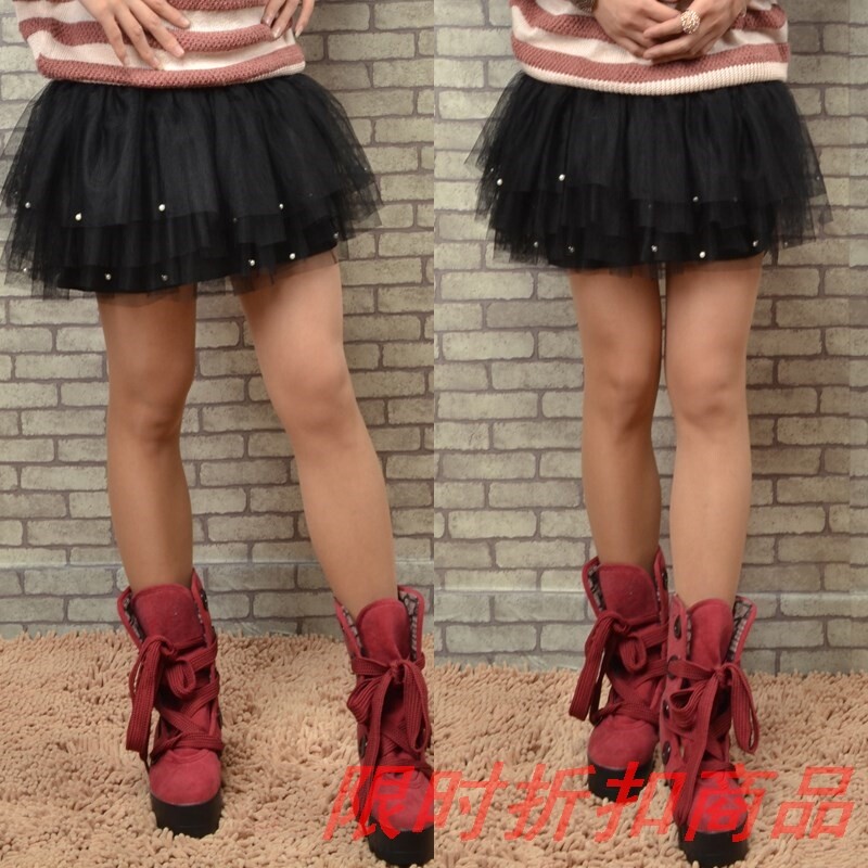 2019 Spring and summer Korean version of the cake skirt Mini miniskirt Lace dress Gauze skirt Pompous skirt skirt childrenin the Women's clothing/Boutique , Skirts  category - from Buy2taobao.com to provide professional Taobao agent buy service