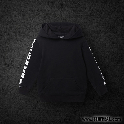 五月天阿信 潮牌SR就4永恒帽t黑色 长袖时尚情侣款印花休闲连帽