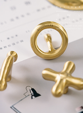 年轮公园-冶致 ZoringPark Hearth 黄铜铝材柜门抽屉创意拉手配件