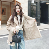 【上新】两面穿棉布仿狐狸毛两面穿外套2C079-4576-p225-k338，女装皮草，2C079