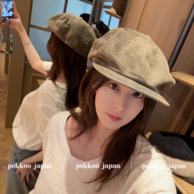 CA4LADOU02110狩猎帽复古