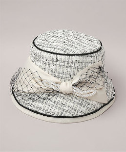 STORK CAM10082 春夏 优雅渔夫帽 饰 57cm 蝴蝶结珍珠装 CA4LA