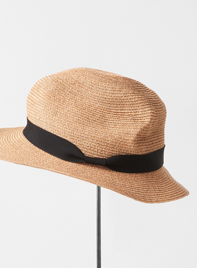 分码 mature ha MBOX-705M 春夏 5.5cm小帽檐 丝带轻便折叠遮阳帽