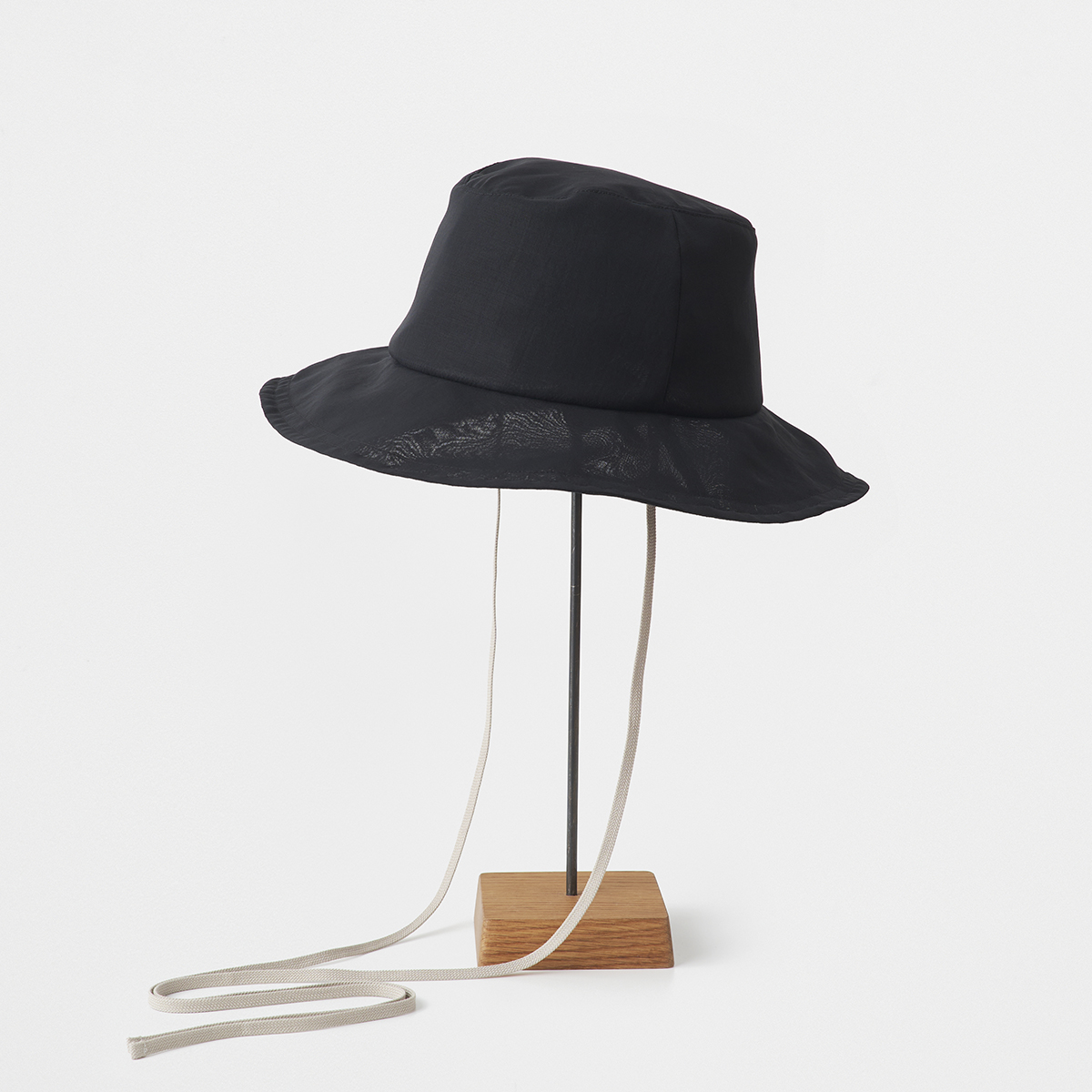 57.5cm mature ha MAS23-33 春夏帽檐7cm 纯棉透气遮阳平顶渔夫帽