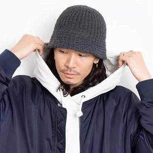 TAM02811 SCOTT HAT 纯羊毛 CA4LA 2秋冬 日系针织渔夫帽 59cm