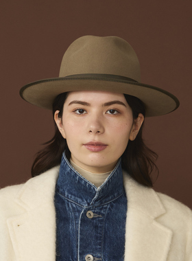 分尺码 arth 243021020 秋冬优雅长帽檐兔毛礼帽