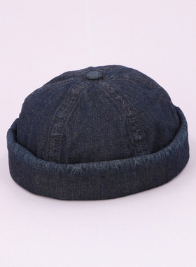57.5-59cm 可手洗 CA4LA ZKN02519 DENIM SUGCAP4 卷边帽檐瓜皮帽