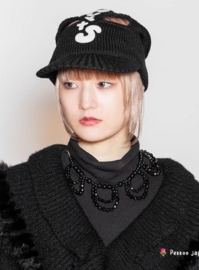 56-60cm CA4LA CLB00523 WurtS x CA4LA KNIT CAP 时尚短檐针织帽