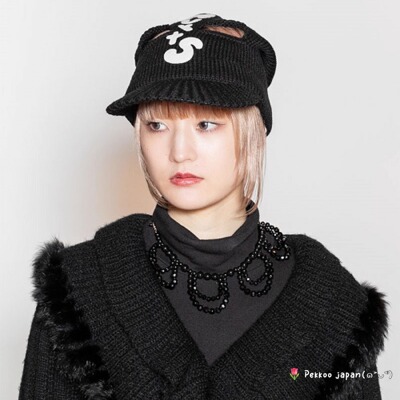 56-60cm CA4LA CLB00523 WurtS x CA4LA KNIT CAP 时尚短檐针织帽