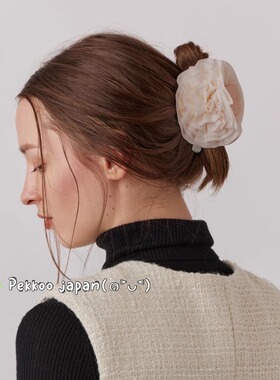 Chapeau d' O 250060205 优雅高级 玫瑰花形发夹 精致发饰