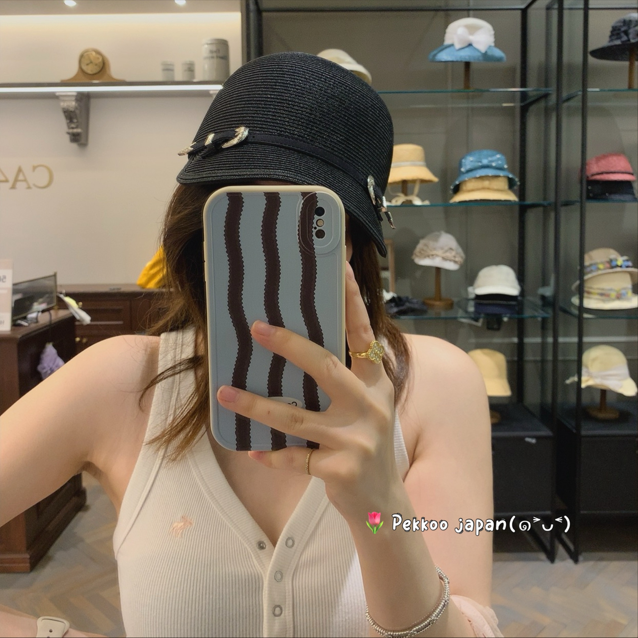 58cm CA4LA TKU00468 DUNE 春夏纸草编织 马术帽 报童帽鸭舌帽