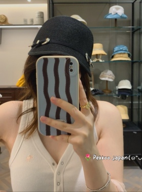 58cm CA4LA TKU00468 DUNE 春夏纸草编织 马术帽 报童帽鸭舌帽