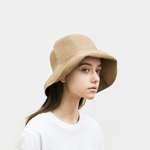 mature 春夏 02W 大帽檐便携可折叠草帽遮阳帽 MPB1 57.5cm