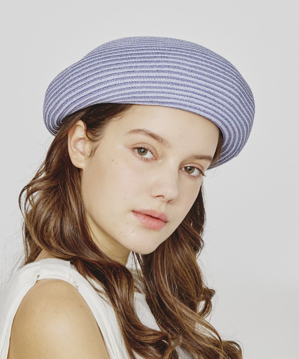 Chapeaud'O经典丝绸贝雷帽