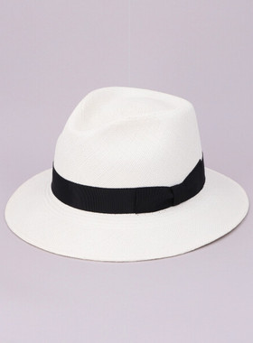 59.5cm CA4LA ZKN02525 PANAMA DOUN BRIM HAT 巴拿马遮阳草帽