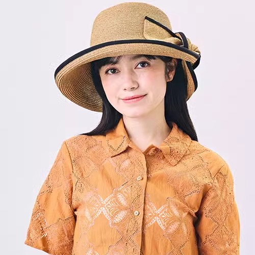 CA4LAKTZ02594蝴蝶结遮阳草帽