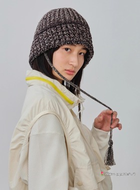 57-59cm OVERRIDE KNIT BALLOON 253090233 可折叠可洗毛绒针织帽