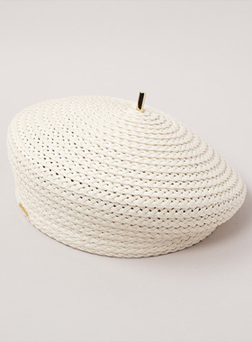 57cm CA4LA SHK01101 PERNA 春夏 百搭 纯棉不规则编织贝雷帽