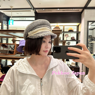 CA4LA 鸭舌帽报童帽 CAM10065 小香风 歪顶57cm LIATRIS 高定款