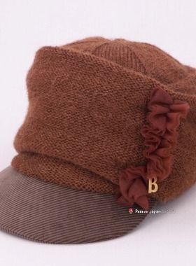 56-60cm CA4LA BRA02279 ニットタックキャスケット 针织报童帽